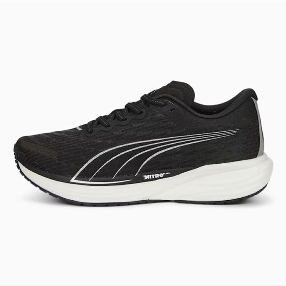 Puma Deviate Nitro 2 Elite Men\'s Running Shoes Black White 11.5 PWRPLATE New SE main image 2